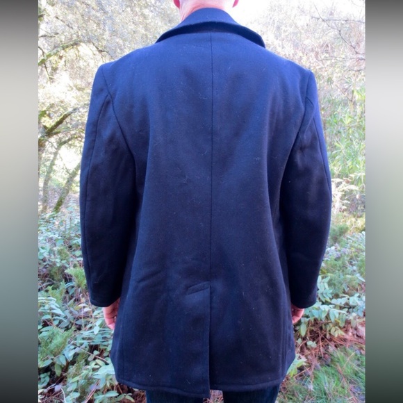 Brand New wool peacoat with Gold Anchor accented Buttons by Liz Claiborne - Picture 4 of 12